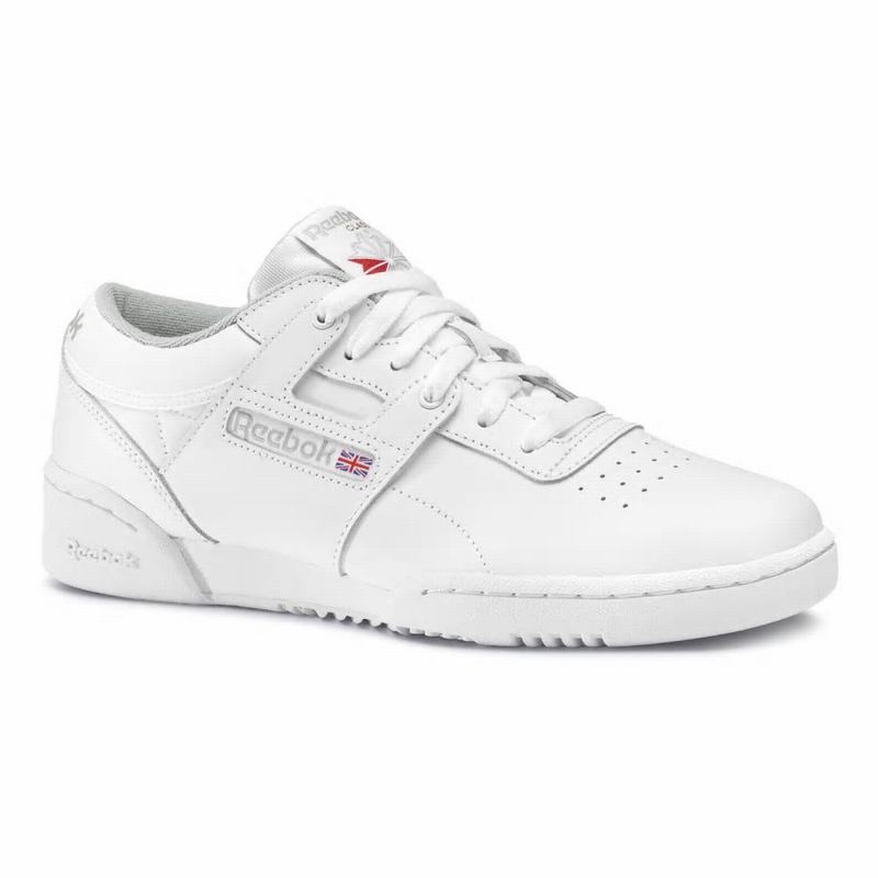 Reebok Workout Low Tenisky Panske - Biele/Siva OB3030NS